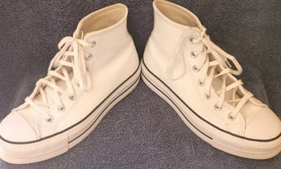 Size 6.5 - Converse Chuck Taylor All Star Lift High White W - Thumbnail 2