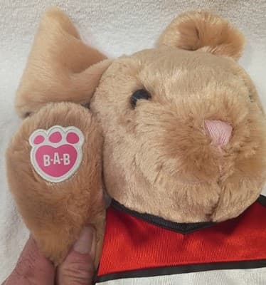 Build-A-Bear Workshop Bunny Plush Doll Red Outfit Washable 022601 2017 - Thumbnail 3