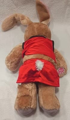 Build-A-Bear Workshop Bunny Plush Doll Red Outfit Washable 022601 2017 - Thumbnail 2