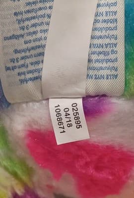 Build-A-Bear Workshop Multicolor Triceratops Stuffed Animal Rainbow Heart Washa… - Thumbnail 5