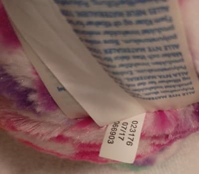 Build-A-Bear Workshop Multicolor Plush Bear Rainbow Tie-Dye with LOVE Shirt 2017 - Thumbnail 6