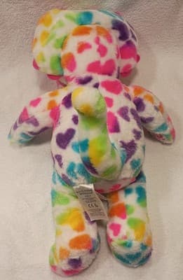 Build-A-Bear Workshop Multicolor Triceratops Stuffed Animal Rainbow Heart Washa… - Thumbnail 2