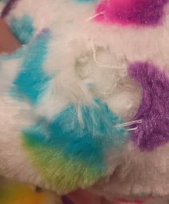 Build-A-Bear Workshop Multicolor Triceratops Stuffed Animal Rainbow Heart Washa… - Thumbnail 6
