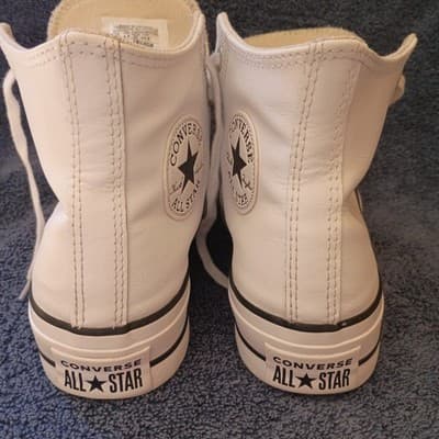 Size 6.5 - Converse Chuck Taylor All Star Lift High White W - Thumbnail 6