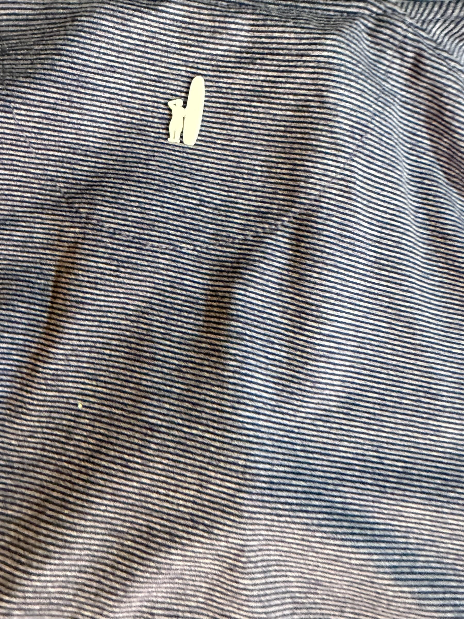 Johnnie-O XXXL Quarter Zip Pullover Navy Stripe Golf Links Performance Stretch - Thumbnail 7