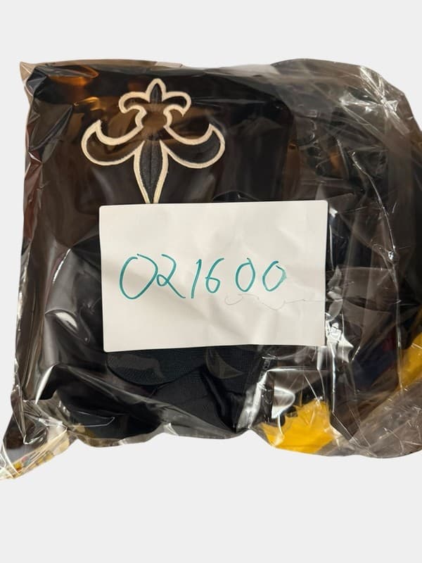 Vintage 80s Chalk Line New Orleans Saints Satin Bomber Varsity Jacket Size Small - Thumbnail 8