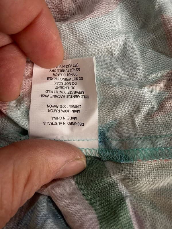 Paper Heart Floral Tie-Strap Smocked Midi Dress M - Thumbnail 3