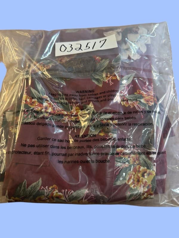 Vintage Bishop St. Apparel Men's XL Hawaiian Shirt Ukulele Floral Print Red - Thumbnail 6