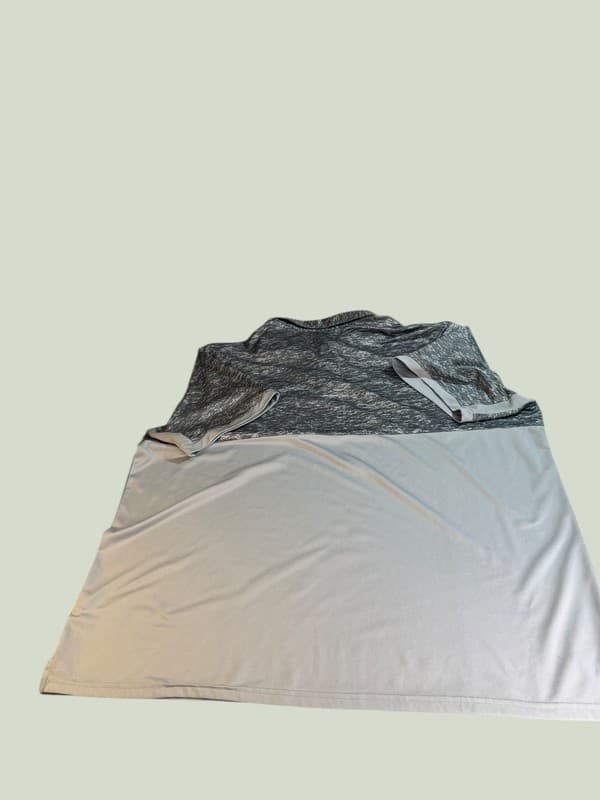 Adidas Climacool Men's 2XL Colorblock Short Sleeve Golf Polo Shirt Gray - Thumbnail 5