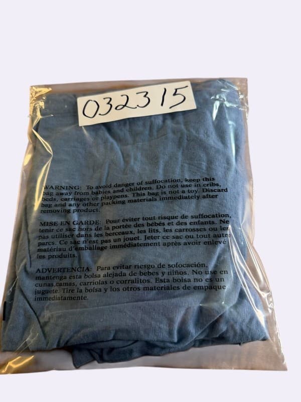 Bobeau Women's Blue Twist Back Linen Blend Short Sleeve Tee Size Small - Thumbnail 8