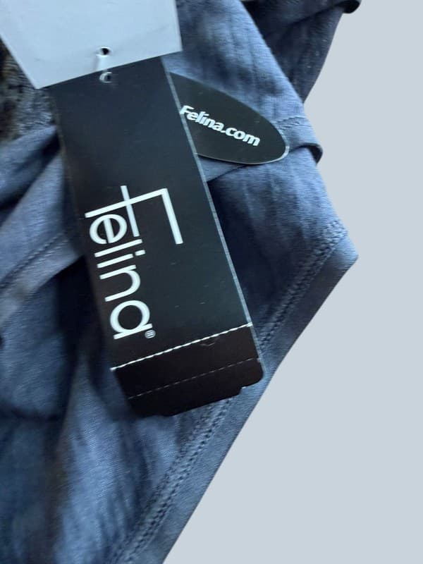 Felina Modal Hipster Panties Lace Trim 3-Pack Black/Fawn/Ebony Size Small - Thumbnail 3