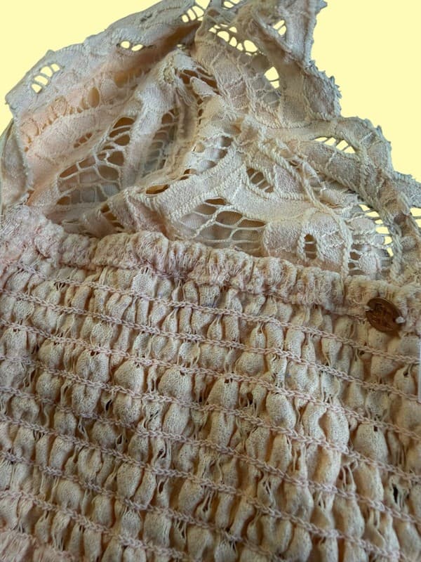 Free People Adella Lace Halter Bralette M - Thumbnail 8