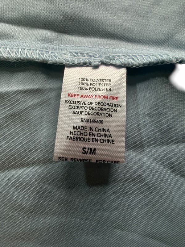 Flora Nikrooz Genevive Lace-Trim Satin Kimono Robe in Ice Flow S//M - Thumbnail 4