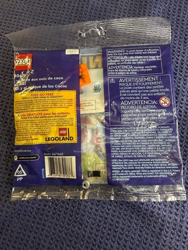 LEGO Sonic the Hedgehog Kiki's Coconut Attack 30676 Polybag - Thumbnail 4