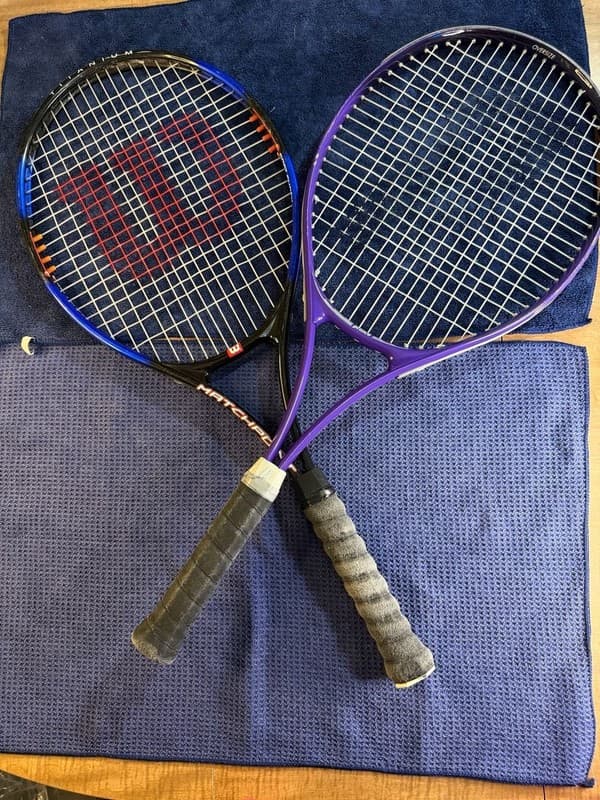 Tennis Racquet Set: Wilson Titanium Matchpoint & Prince Accuracy Oversize lot 2 - Image 1