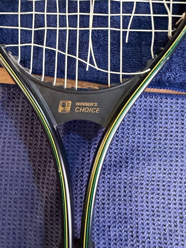 Vintage Tennis Racquet Set Lot 3: Wilson Jack Kramer Pro Staff with Wooden Press - Thumbnail 6