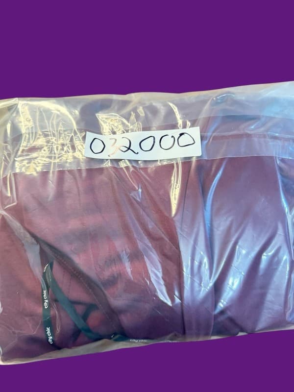 City Chic Cute Girl Elbow Sleeve Midi Fit & Flare Dress in Roseberry Medium - Thumbnail 6