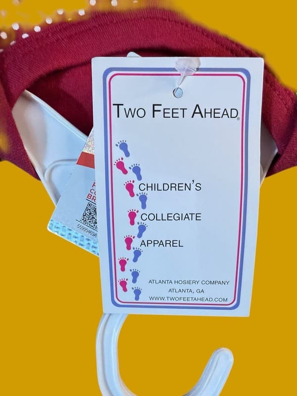 Florida State Seminoles Baby Girls Crimson Pin Dot Tutu Creeper Bodysuit 6 Mnths - Thumbnail 5