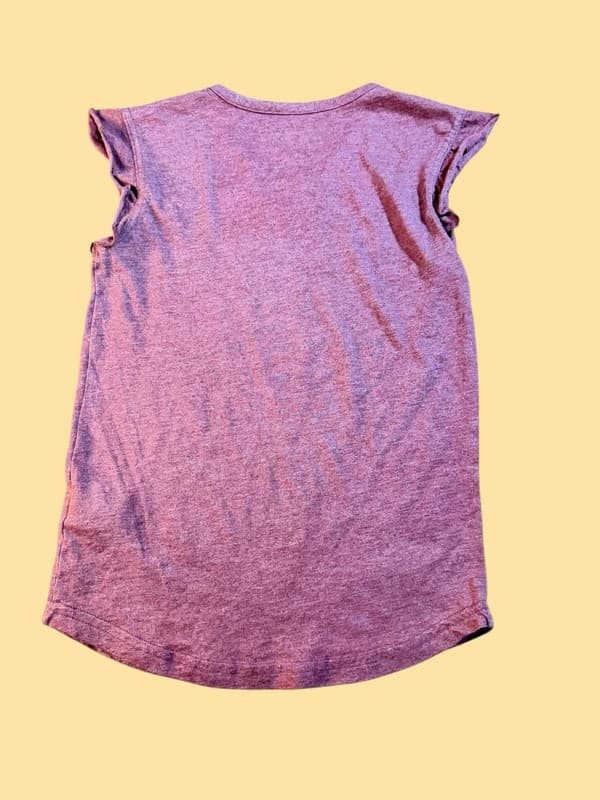 Wes and Willy Girls Florida State Seminoles Retro Hippy Ruffle Sleeve T-shirt 6X - Thumbnail 2