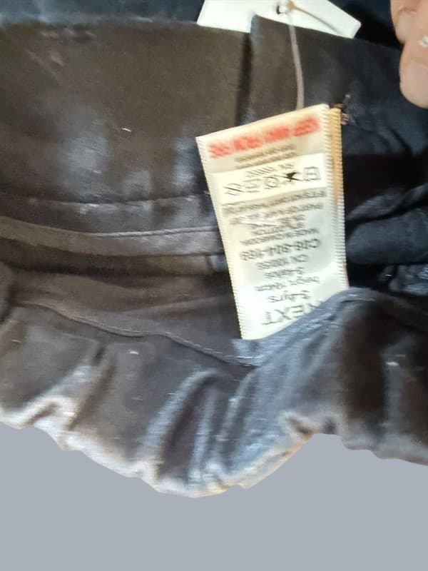 NEXT Toddler Boys Navy Chino Trousers (Part of 4 Piece Set) Size 3-4yrs - Thumbnail 6