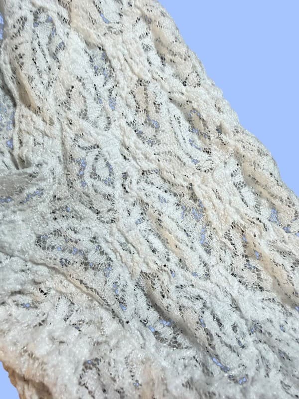 NWT BDG Urban Outfitters White Floral Lace Long Sleeve Tie-Front Shrug Cardigan - Thumbnail 7