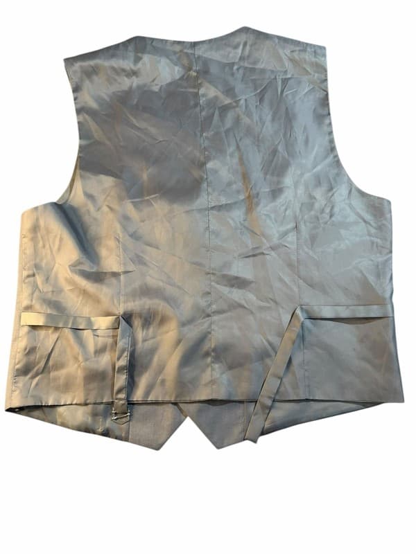 New Braveman Men's Model M300 Gray Suit Separates Dress Vest - Size 46R - Thumbnail 2