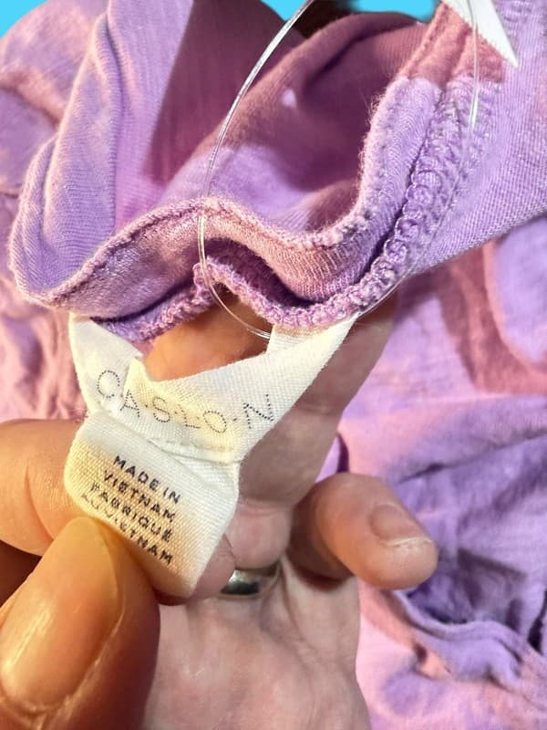 Caslon L V neck T shirt - Thumbnail 3