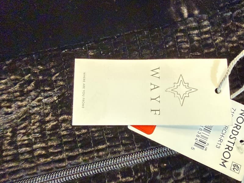 NWT WAYF Black Crushed Velvet Strapless Bow Tube Top Size XL - Thumbnail 7