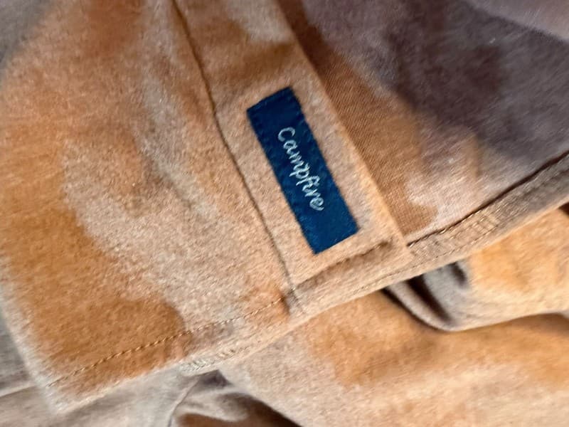 Magellan Outdoors Men's Campfire Flex Classic Fit Long Sleeve Shirt Tan 3XL - Thumbnail 8