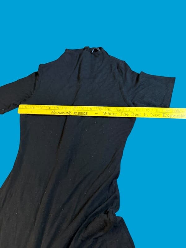 Naked Wardrobe Black Short Sleeve Mock Neck Romper Jumpsuit - Thumbnail 6