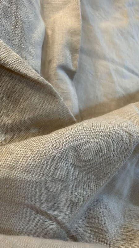 Nordstrom Trim Fit Tan Linen Blend Long Sleeve Button Up Shirt Size 16.5 36-37 - Thumbnail 9