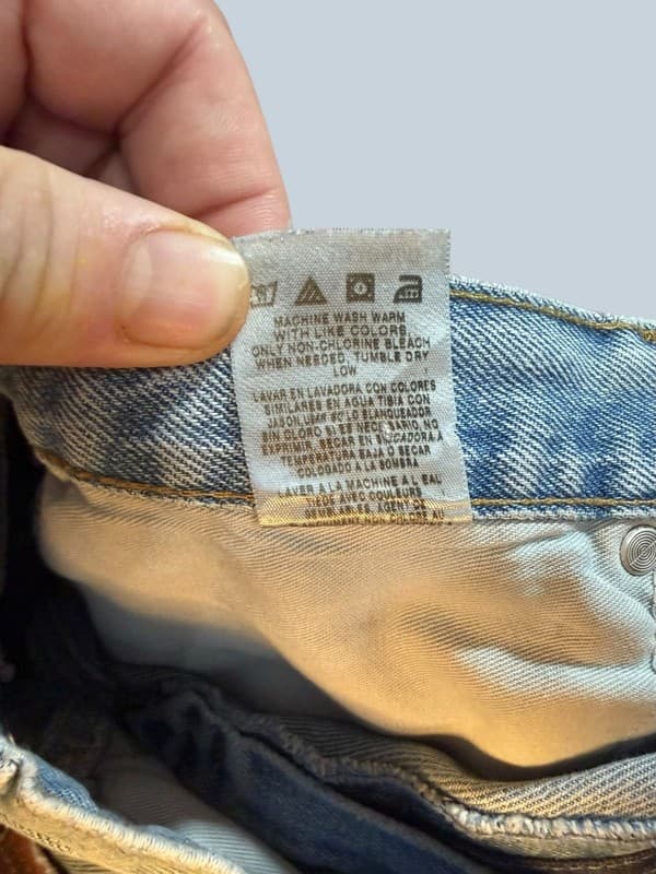 Vintage Wrangler Riggs Workwear DuraShield Carpenter Jeans 40x32 - Thumbnail 4