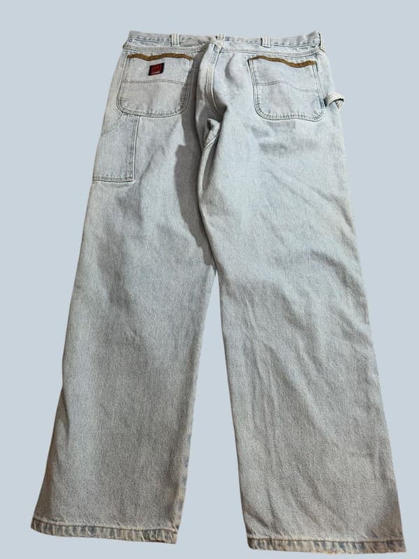 Vintage Wrangler Riggs Workwear DuraShield Carpenter Jeans 40x32 - Thumbnail 2