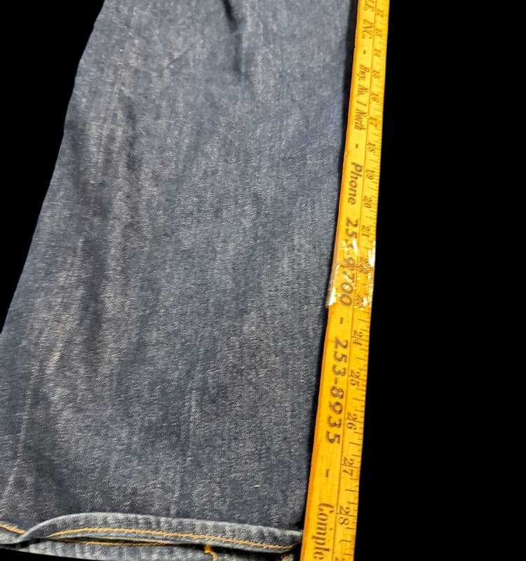 Levi’s 501 Indigo Button Fly Jeans Men’s 48x32 Like unused - Thumbnail 7
