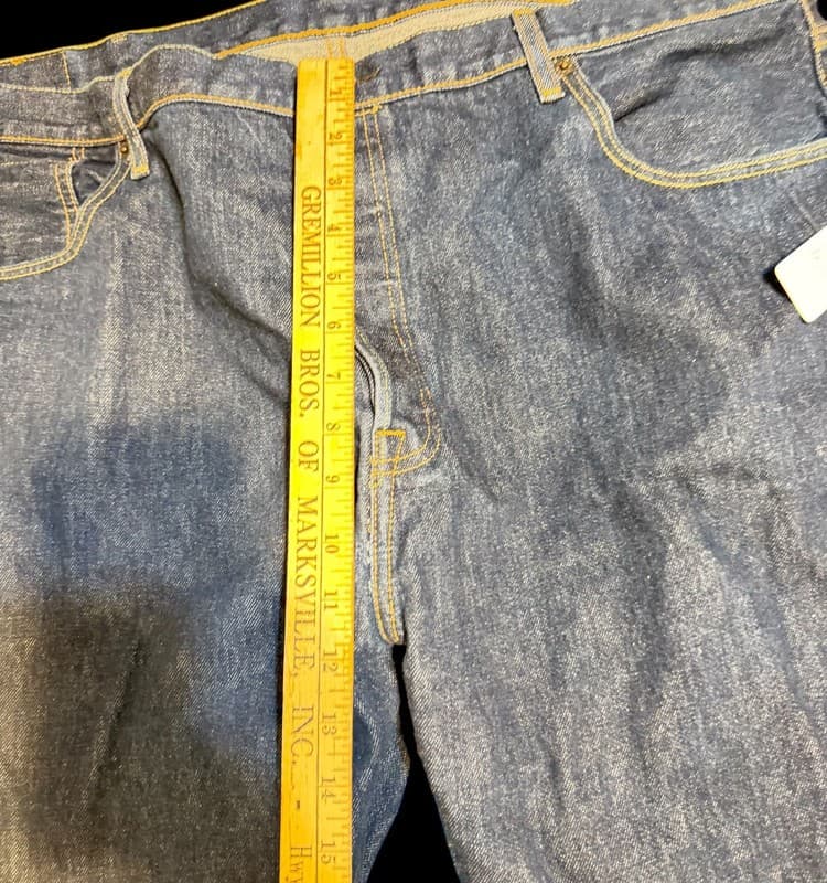 Levi’s 501 Indigo Button Fly Jeans Men’s 48x32 Like unused - Thumbnail 6