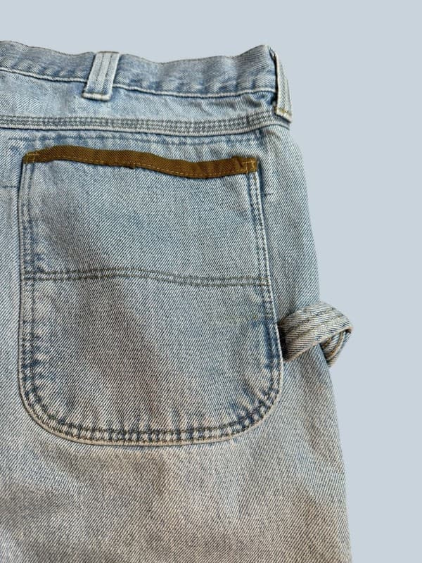 Vintage Wrangler Riggs Workwear DuraShield Carpenter Jeans 40x32 - Thumbnail 8