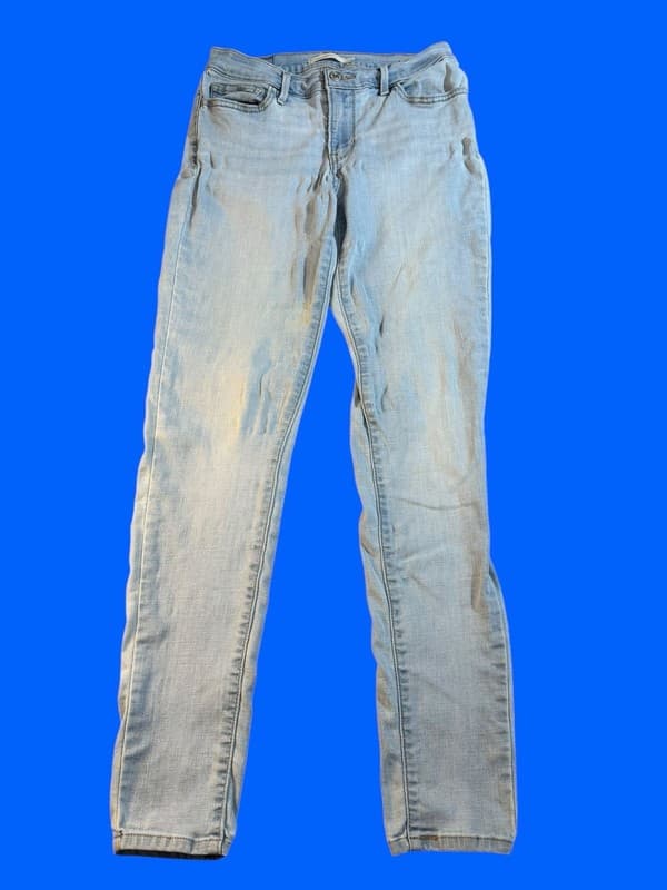 Levi's Women's 710 Super Skinny Light Wash Jeans Size 29x30 - Image 1