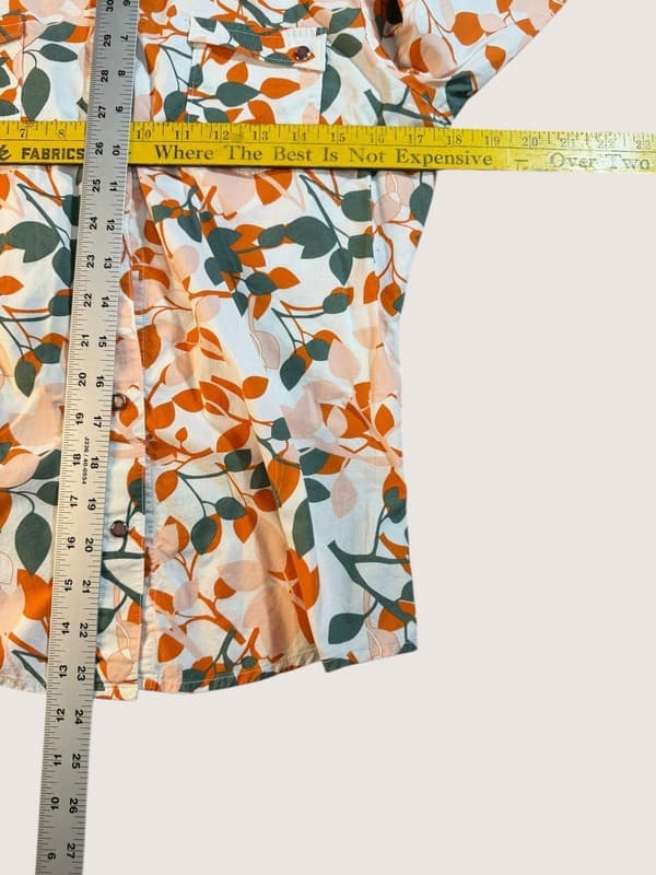 Vintage Rockies Floral Western Snap Front Blouse Women's Small - Thumbnail 5