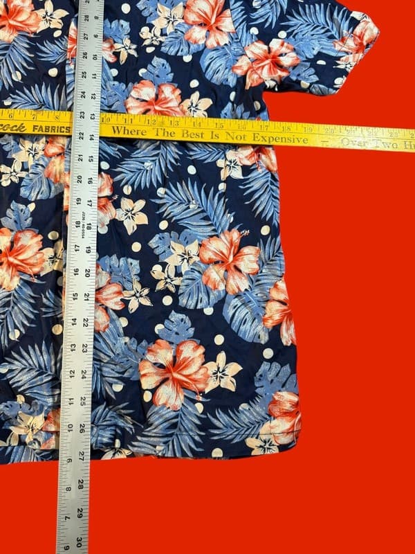 Cactus Man Ricky Singh Men's Floral Hawaiian Short Sleeve Button Up Shirt - Thumbnail 7