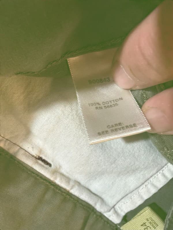 Vintage Cabela's 100% Cotton Convertible Cargo Pants Shorts Men's Size 34 - Thumbnail 4