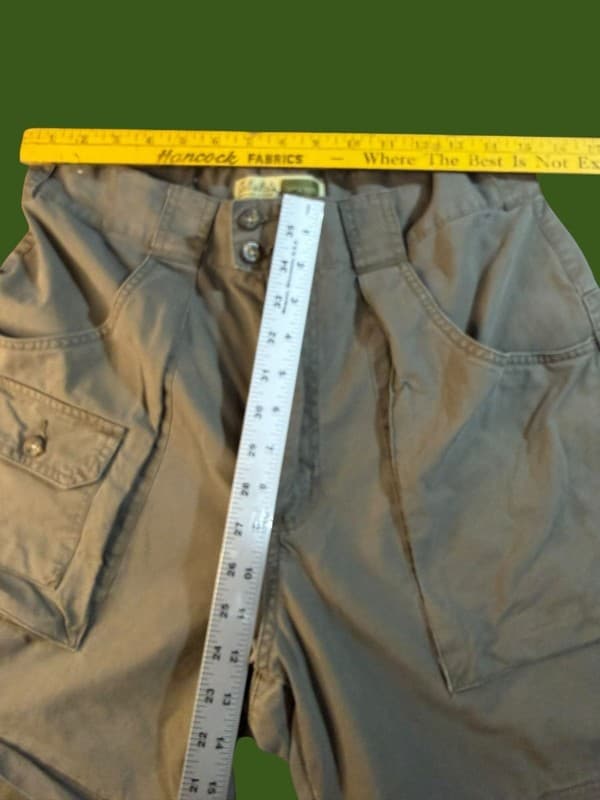 Vintage Cabela's 100% Cotton Convertible Cargo Pants Shorts Men's Size 34 - Thumbnail 11