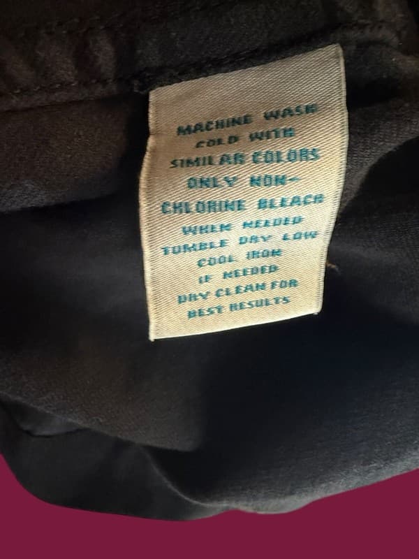 Caribbean Silk Blend Mens XL Black Short Sleeve Camp Collar Shirt - Thumbnail 4