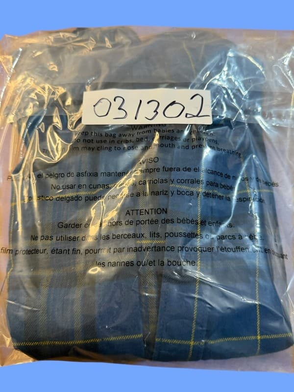 Vans Women's Blue Plaid Cropped Flannel Button Down Shirt Size Medium - Thumbnail 6