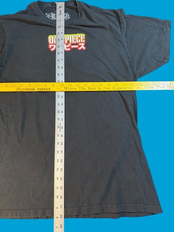 One Piece Straw Hat Crew Manga Panel Graphic T-Shirt Black Men's Size Large - Thumbnail 5