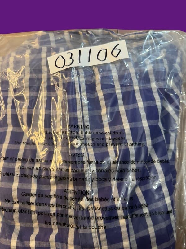 Cruel Girl Blue and White Plaid Western Pearl Snap Long Sleeve Shirt Size L - Thumbnail 9