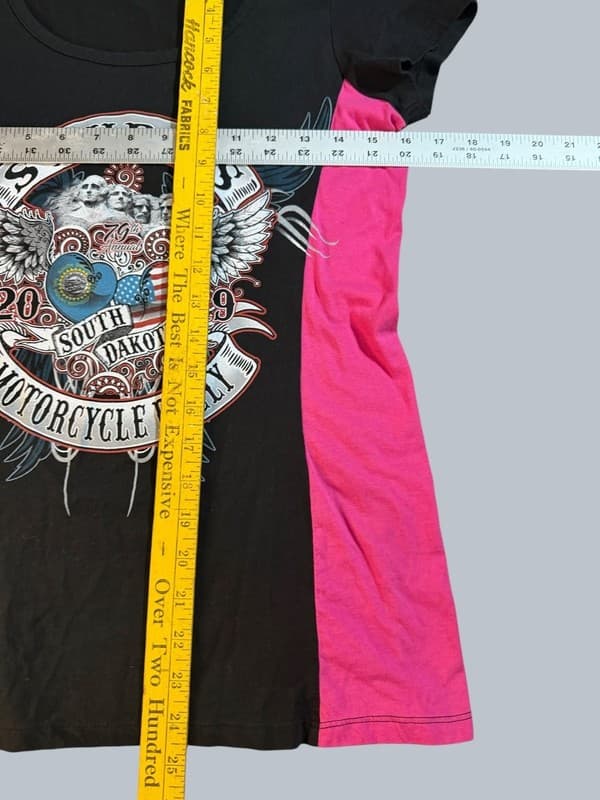 Vance Biker Wear 2019 Sturgis 79th Annual Motorcycle Rally Womens T-Shirt Medium - Thumbnail 5