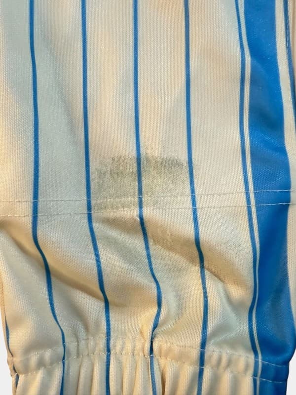 Champro Womens Medium Yellow and Light Blue Pinstripe Baseball Softball Pants - Thumbnail 6