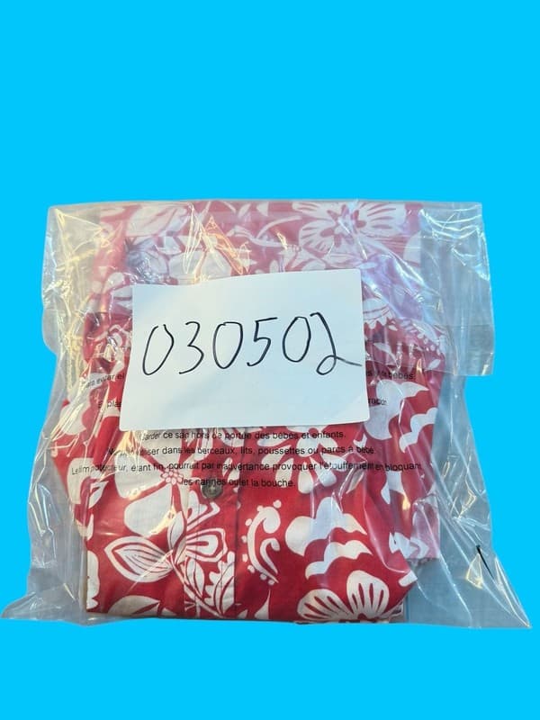 Old Navy Red and White Floral Everyday Short Sleeve Hawaiian Shirt M - Thumbnail 8