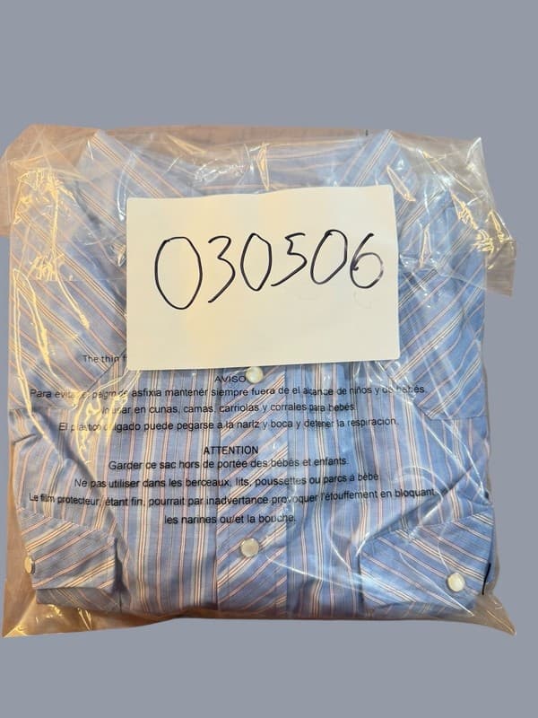 Vintage American Hero Striped Weste rn Pearl Snap Shirt L - Thumbnail 6