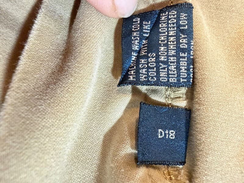 Polo by Ralph Lauren Men's Classic Fit Flat Front Khaki Chino Pants 34/34 - Thumbnail 4